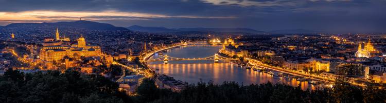 Panorama of Budapest von Thomas D Mørkeberg