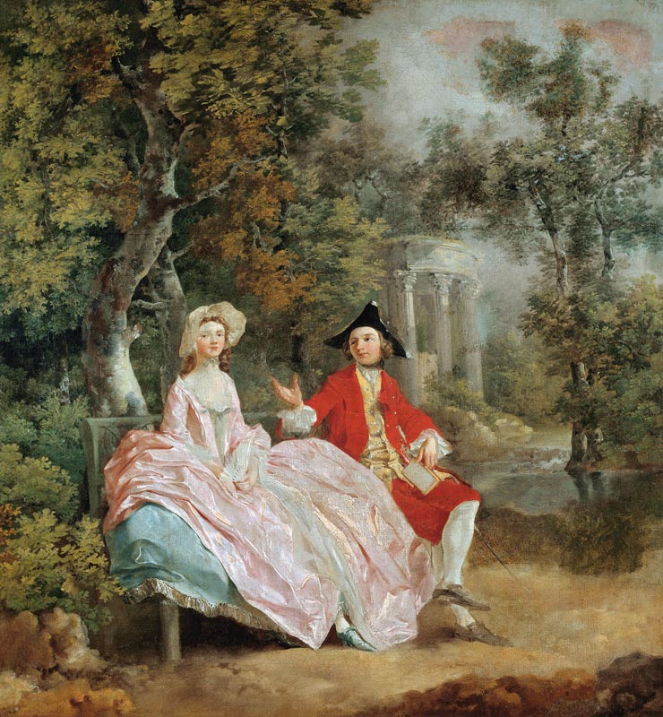 Gespräch im Park von Thomas Gainsborough