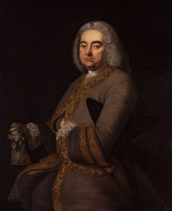 Georg Friedrich Händel (1685-1759) von Thomas Hudson