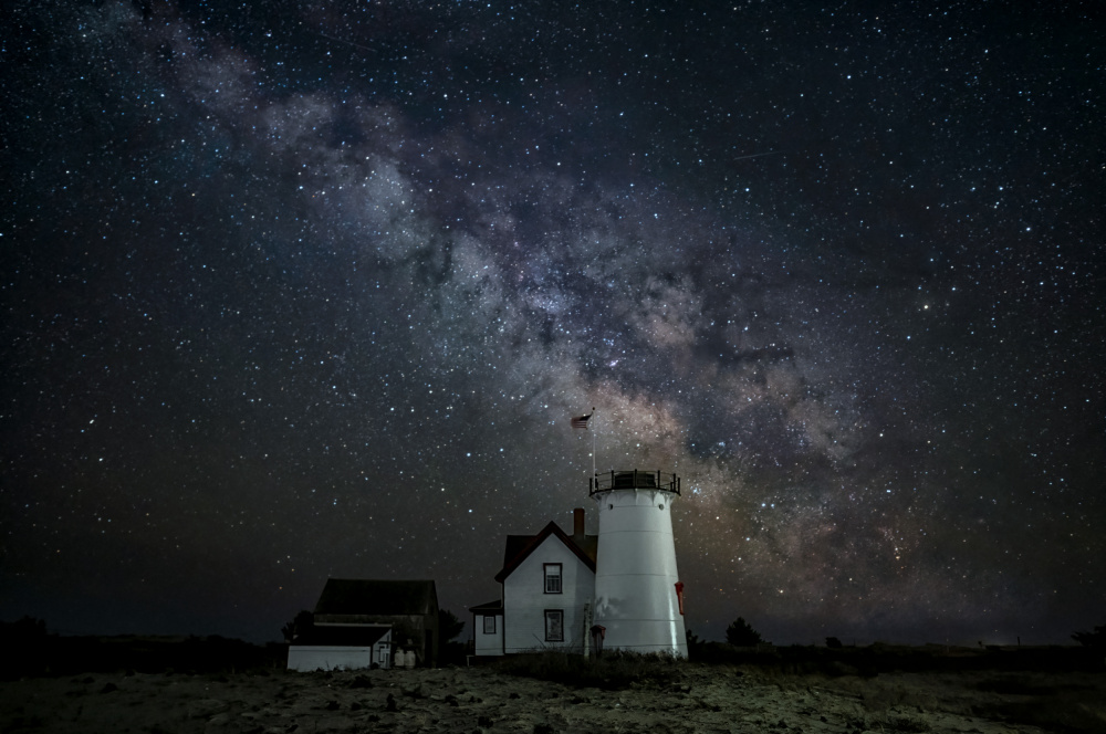 Milky way in cape cod, ma von Ti Wang