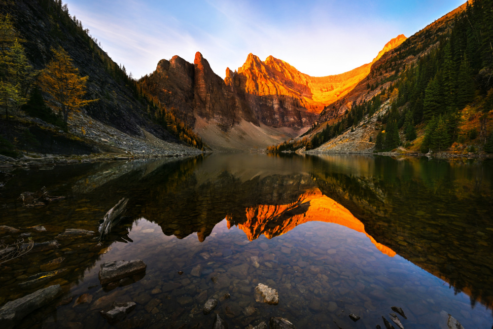 Lake Agens Sunrise von Ti Wang