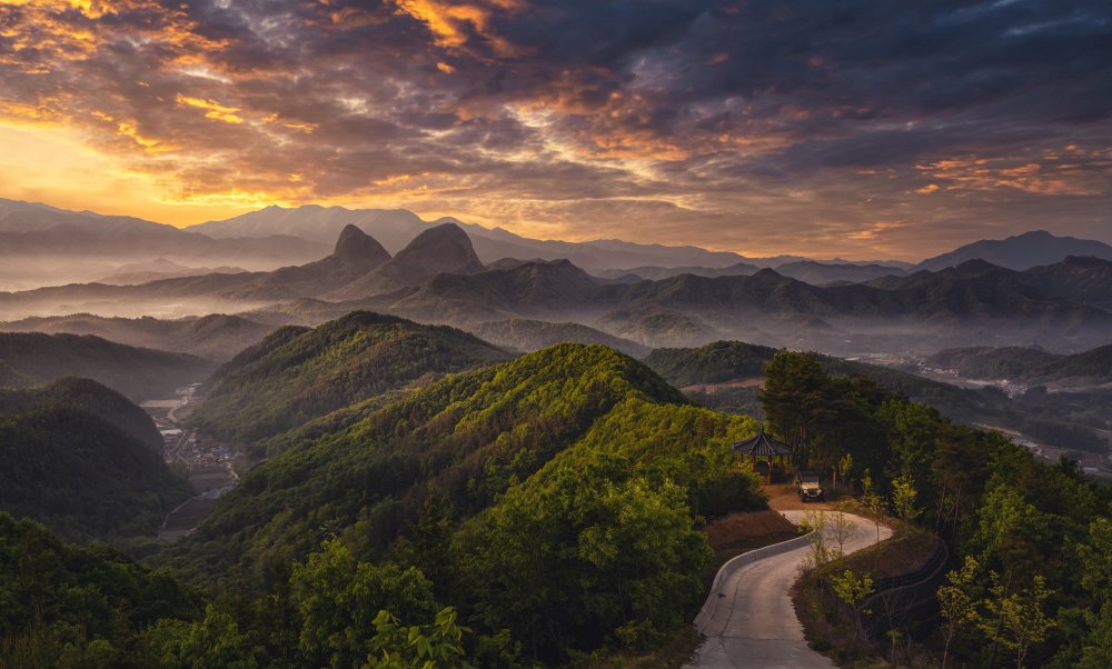 Open the morning von Tiger Seo