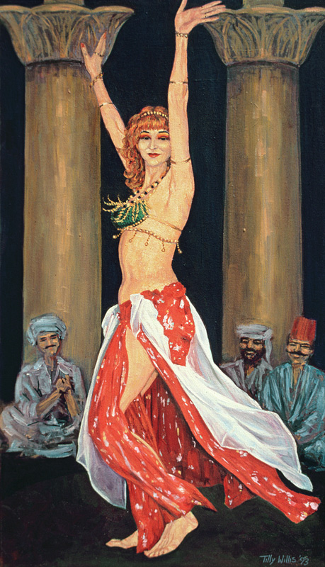 Belly Dancer, 1993 (oil on canvas)  von Tilly  Willis