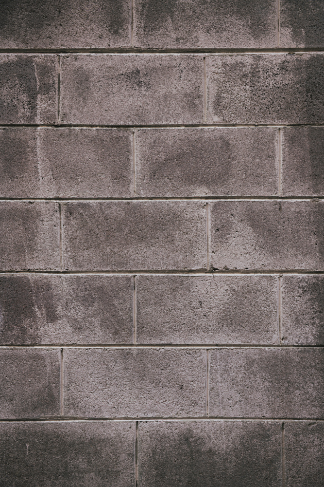 Concrete Block Wall von Tim Mossholder