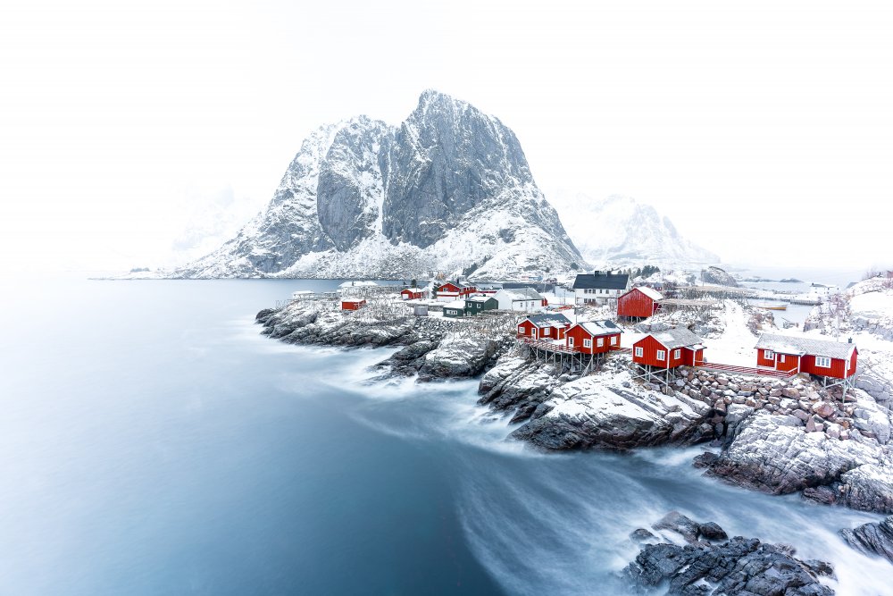 Hamnøy at winter von Timo Bohnenkamp