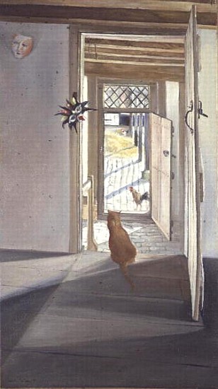 Cat and Masks  von Timothy  Easton