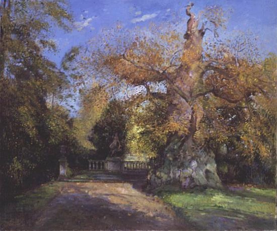 Diana in the Chestnut Avenue, Shrubland Park, Suffolk  von Timothy  Easton