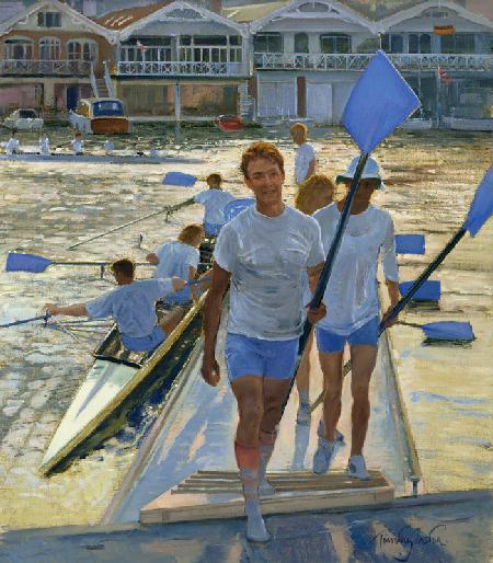 Evening Return, Henley, 1998 (oil on canvas) 