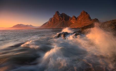 Last light on the Eystrahorn