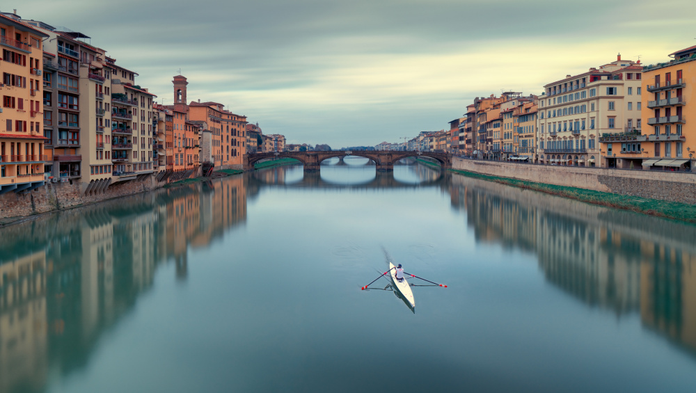 Florence Santa Trinita bridge von Tommaso Pessotto