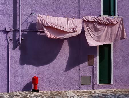 Red hydrant