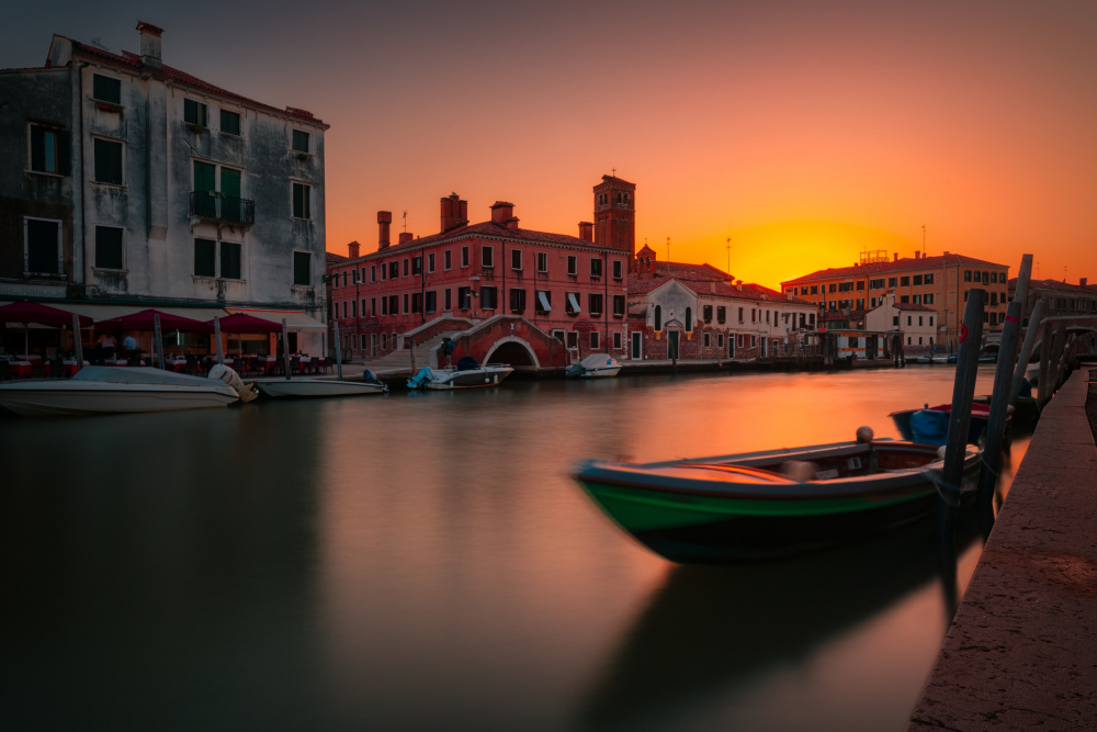 Sunset in Venice von Tommaso Pessotto