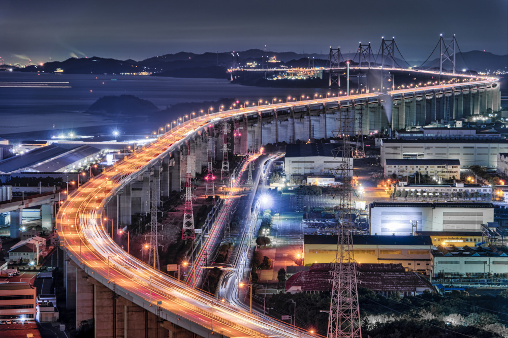 Great Seto Bridge von Tomoshi Hara