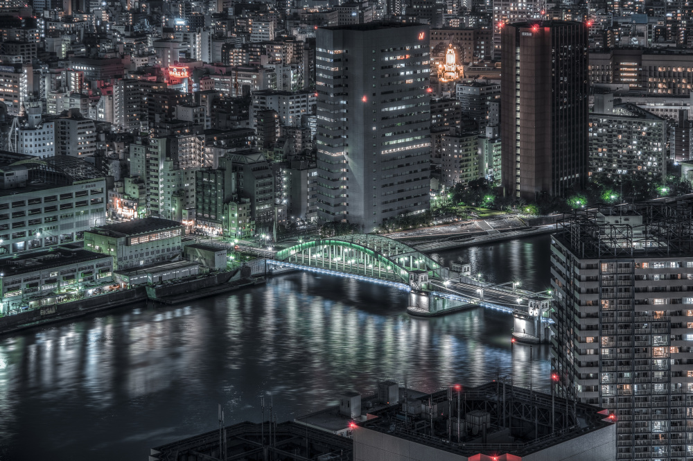 Kachidoki Bridge von Tomoshi Hara