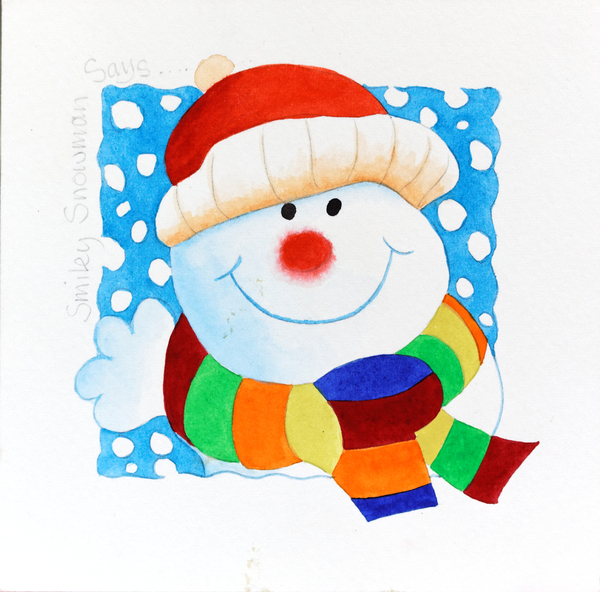 Snowman Square von Tony  Todd