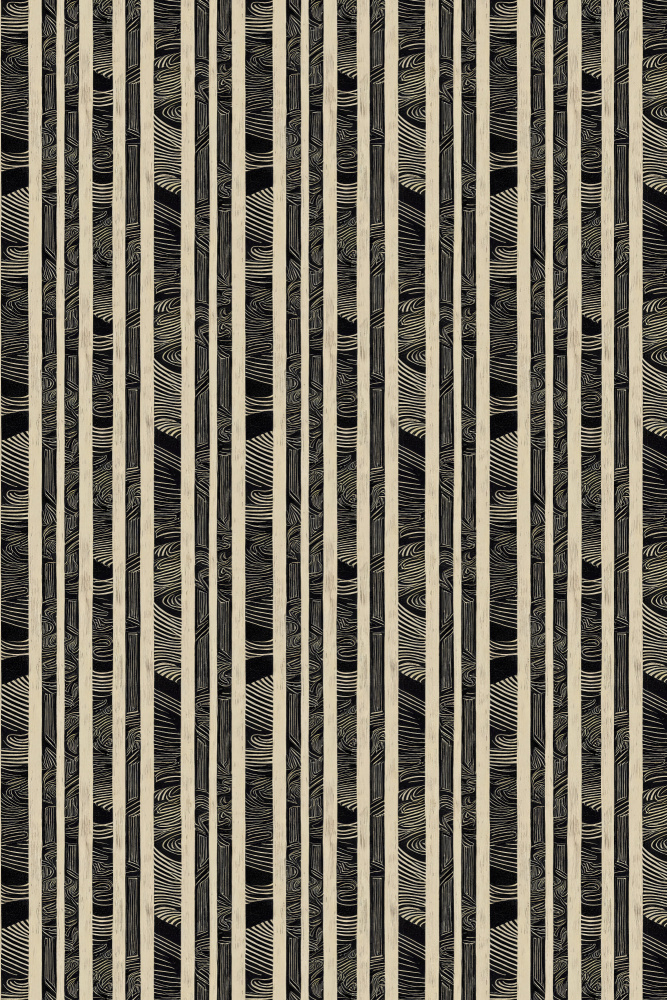 Beige Striped Pattern von Treechild