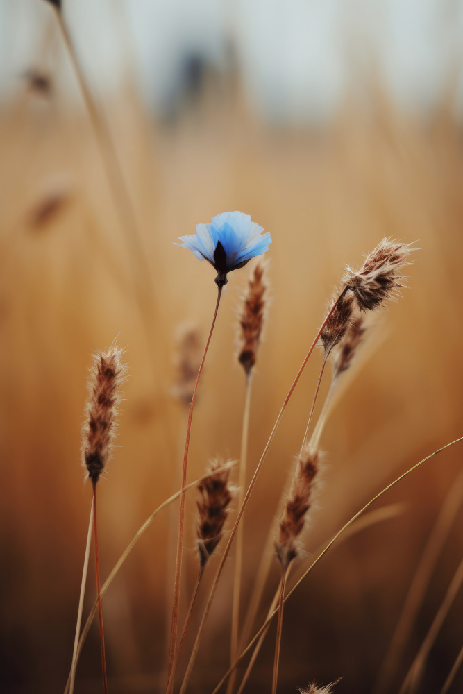 Blue Corn Flower von Treechild