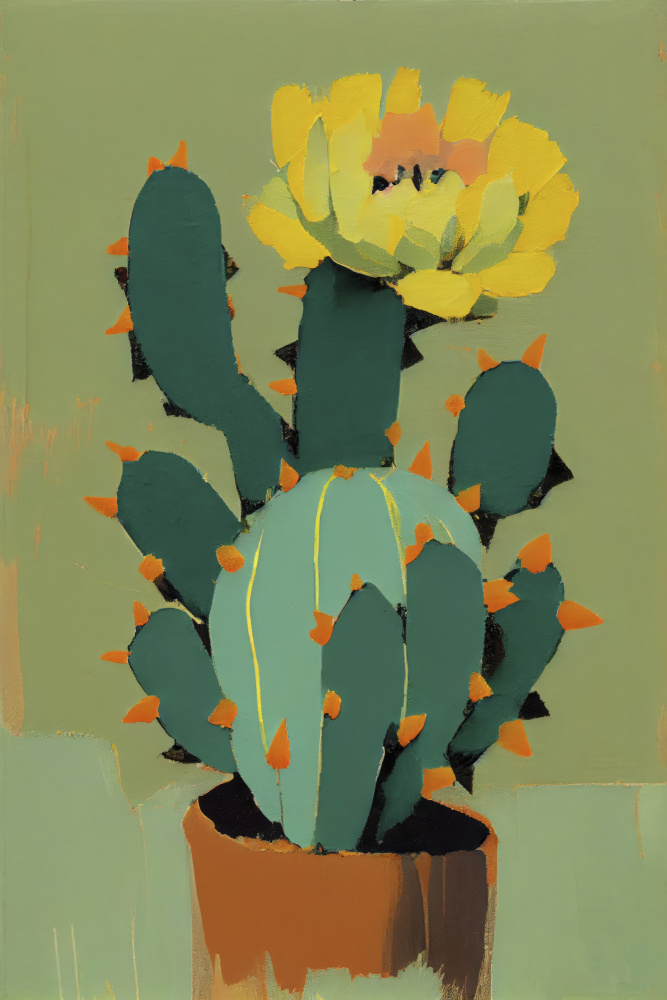 Flowering Cactus von Treechild