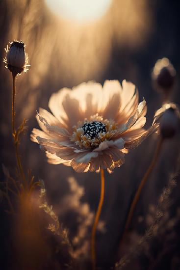 Flower in Morning Sun