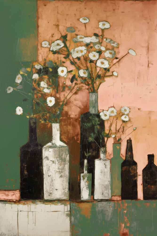 Bottles And Flowers von Treechild