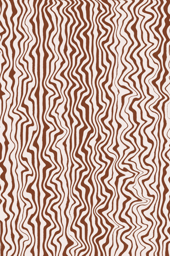 Liquid Beige Stripes Pattern von Treechild