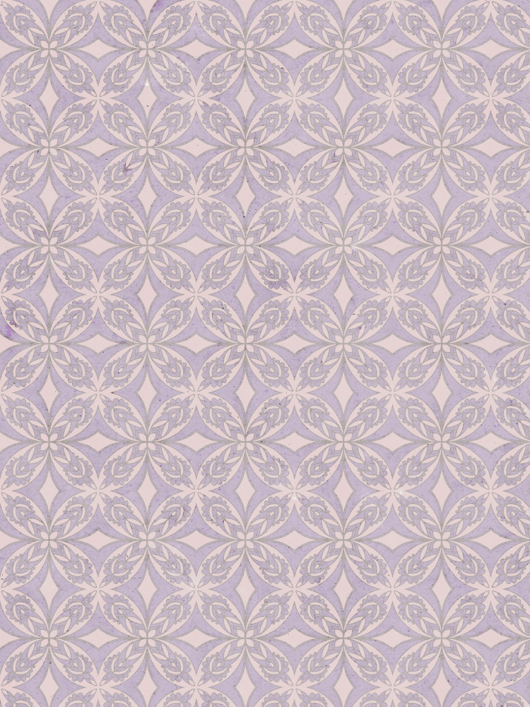 Geometric Purple Tile Pattern von Treechild