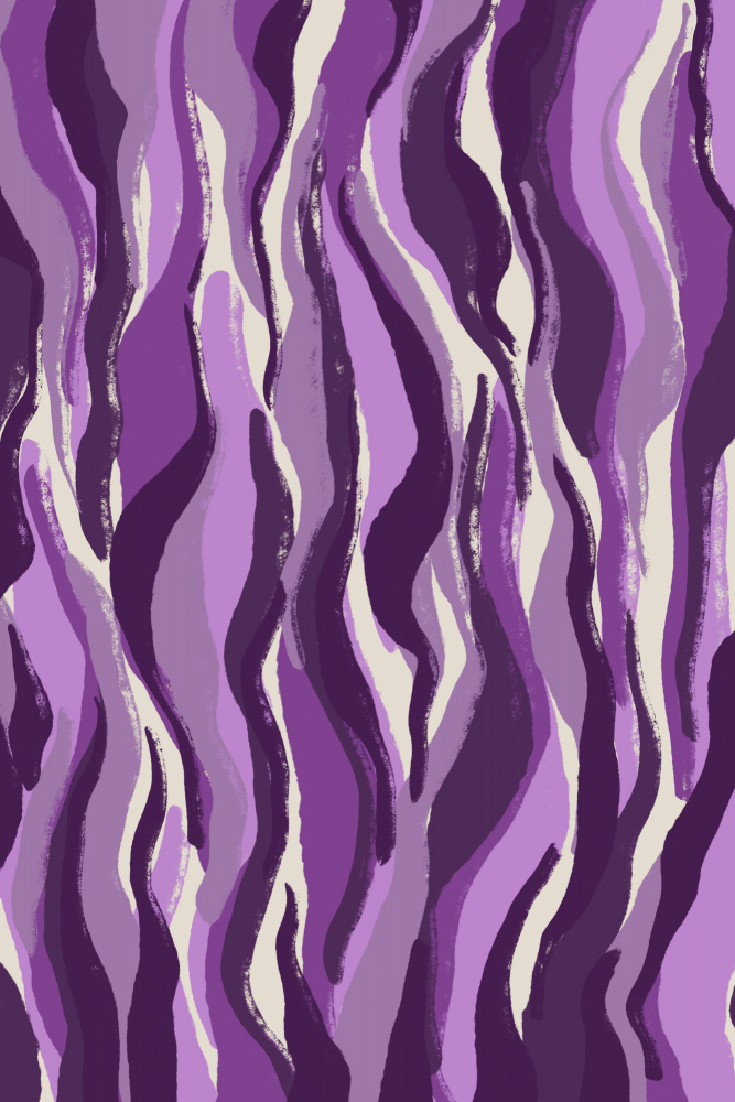 Purple Tiger Pattern von Treechild