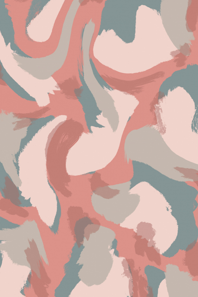 Pastel Strokes Pattern von Treechild