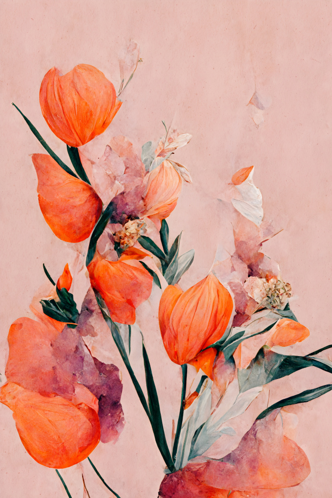 Orange Tulips von Treechild