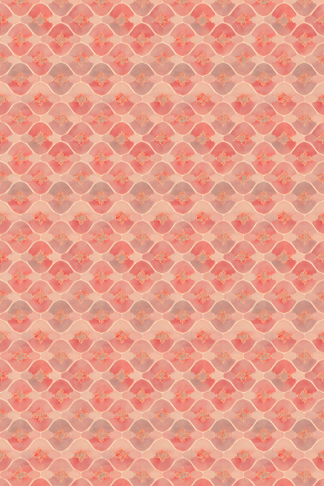 Pink Romantic Pattern von Treechild