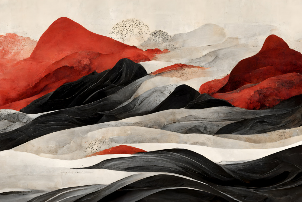 Red Mountains von Treechild