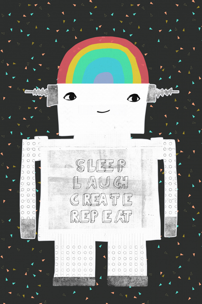 Sleep Laugh Create Repeat von Treechild