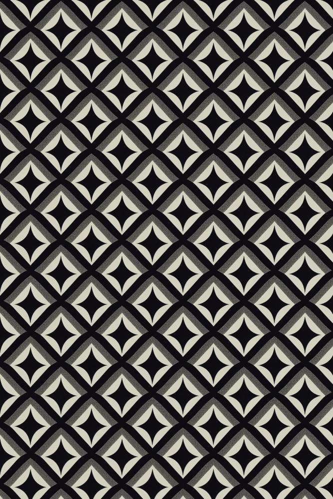 Black And White Tile Pattern von Treechild