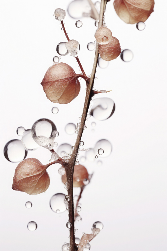 Drops On Leaf von Treechild