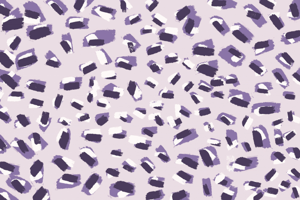 Scattered Small Purple Strokes Pattern von Treechild