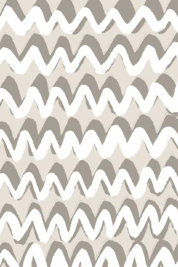 White and Beige ZigZag Pattern