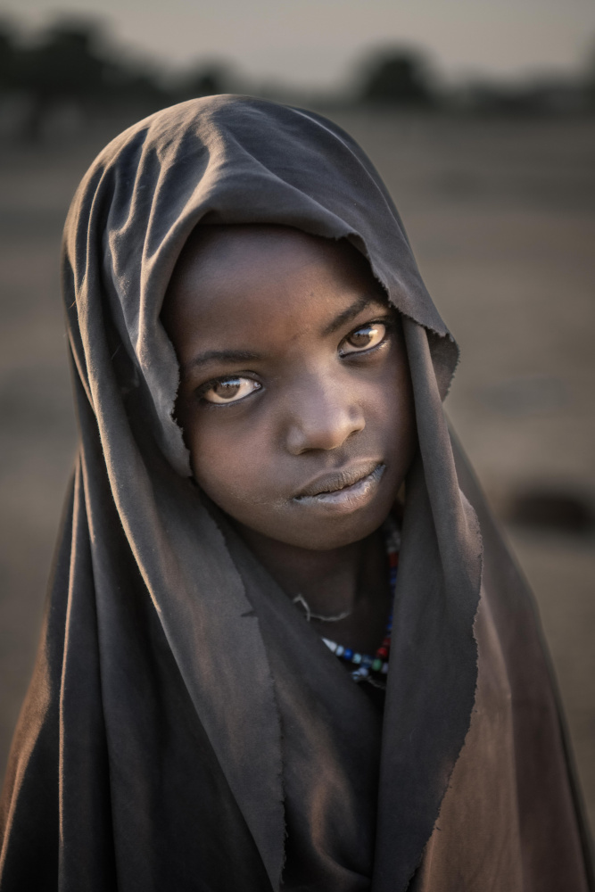 The face of an Arbore girl von Trevor Cole