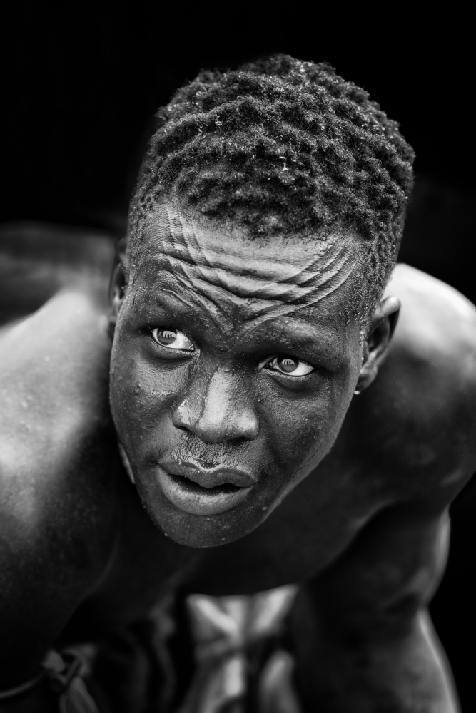 Portrait of a herdsman von Trevor Cole