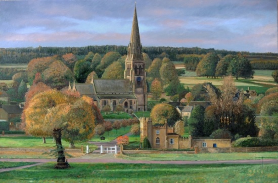 Edensor, Chatsworth Park, Derbyshire von Trevor  Neal