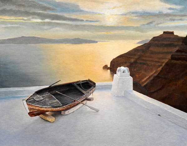 Santorini 7 von Trevor  Neal