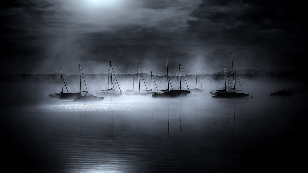 Autumn at the lake von Ulrike Eisenmann