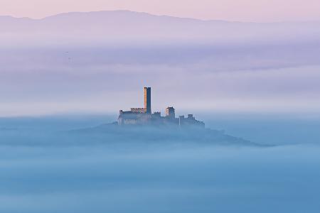 Island in the fog