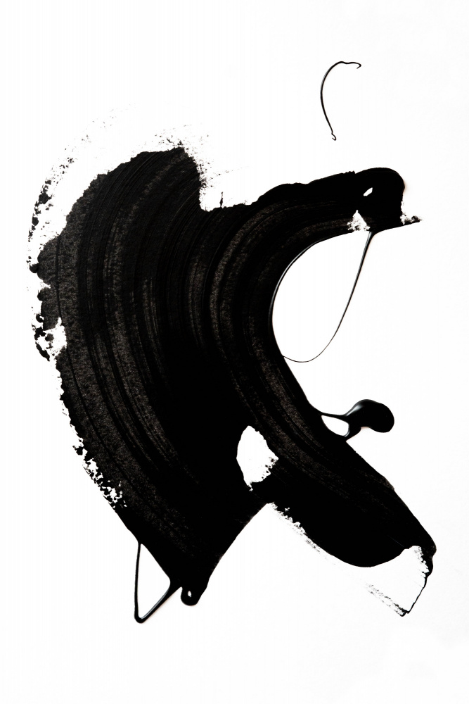 Black abstract Stroke von uplusmestudio