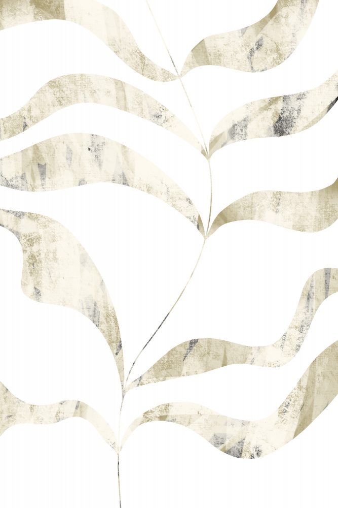 Textured Leaves von uplusmestudio