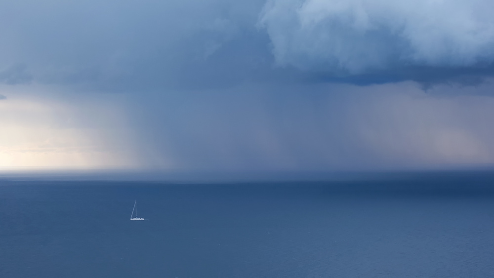 theres rain coming von Uschi Hermann