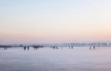 frozen lake