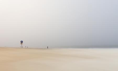 autumn on the beach