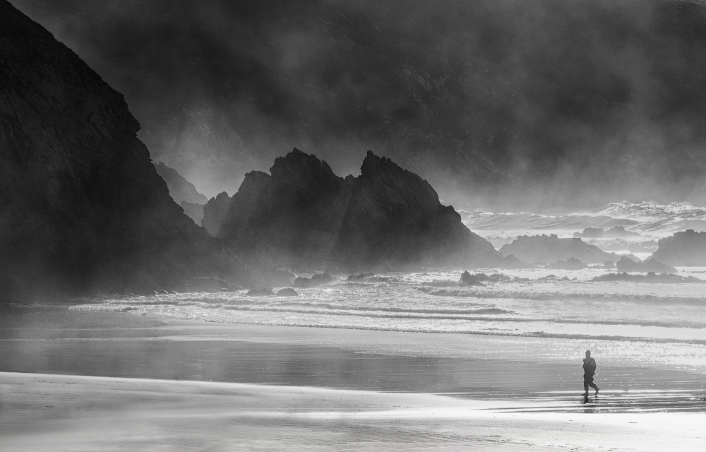 stormy sea von Uschi Hermann