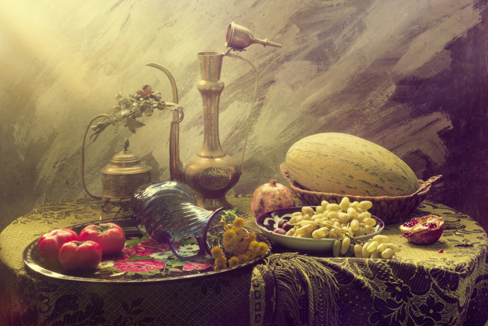 Still life with Fruits von UstinaGreen