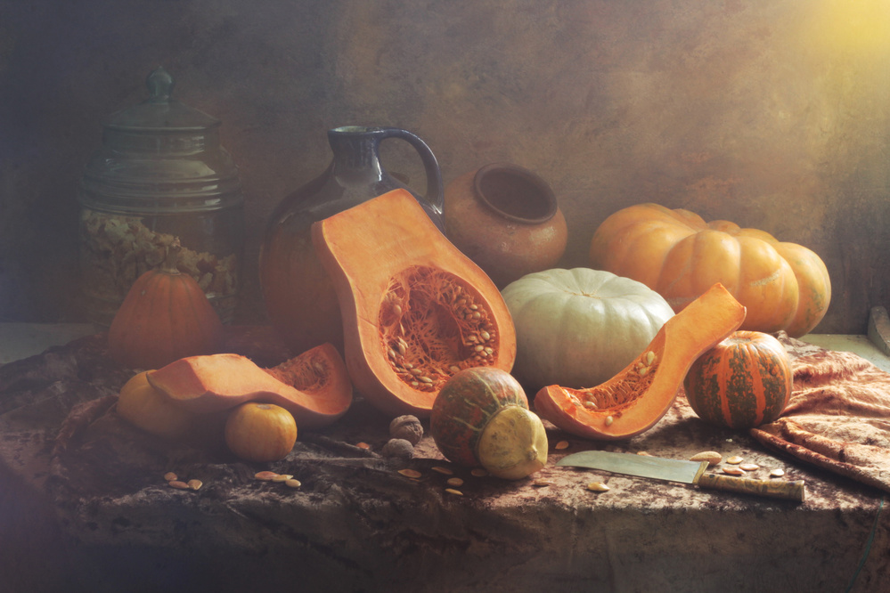 Still Life With Pumpkin of cut von UstinaGreen